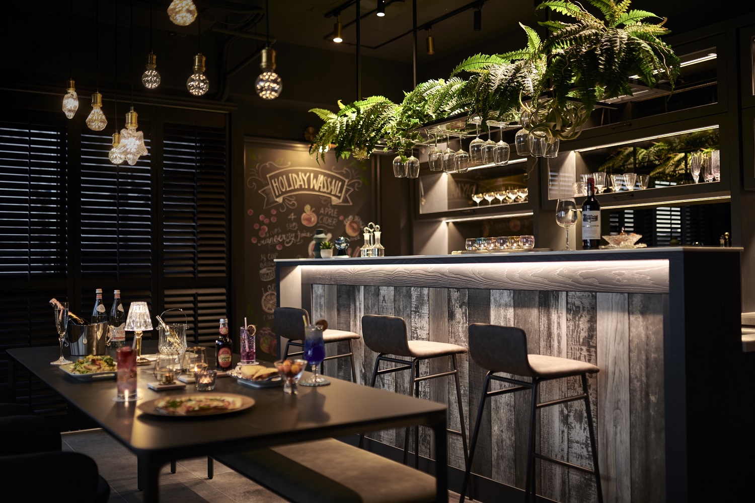 英倫風格室內設計｜星光微醺．頂層 BISTRO